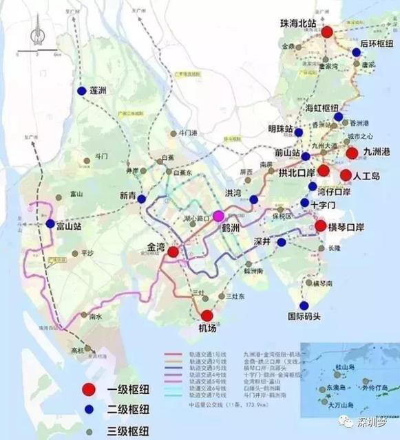 中山最新8条地铁线路规划曝光!接入周边城市轨道网