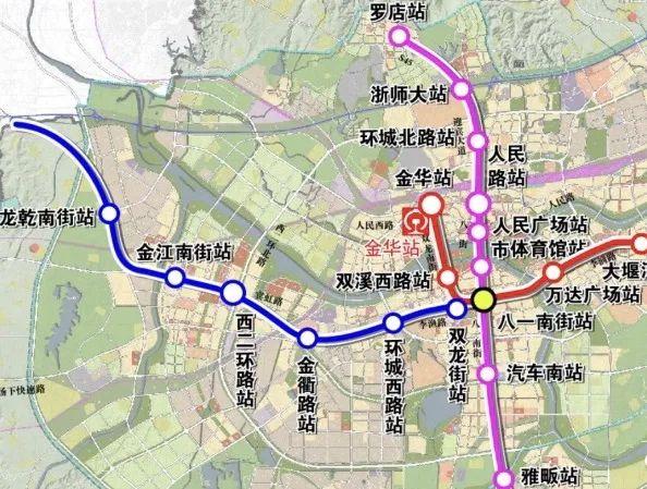 金华第二条轻轨要来了!站点曝光.