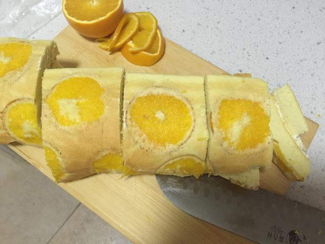 香橙瑞士卷