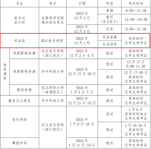 2024湖北书法统考成绩查询时间及查询入口