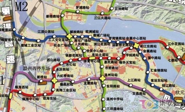温州轻轨线路远景目标之粗略设想!-散讲温州