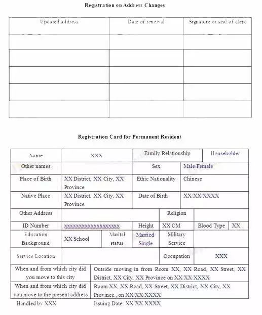 11,出国前户口本或户籍卡原件,复印件;户口已注销的出具注销户口证明