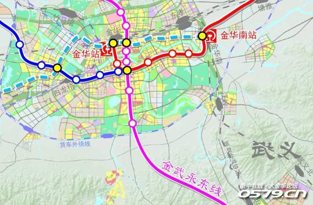 金华轨道交通线路有调整三条线路站点公布,看看经过你家吗