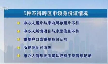 申领,换领,补领居民身份证和办理临时居民身份证