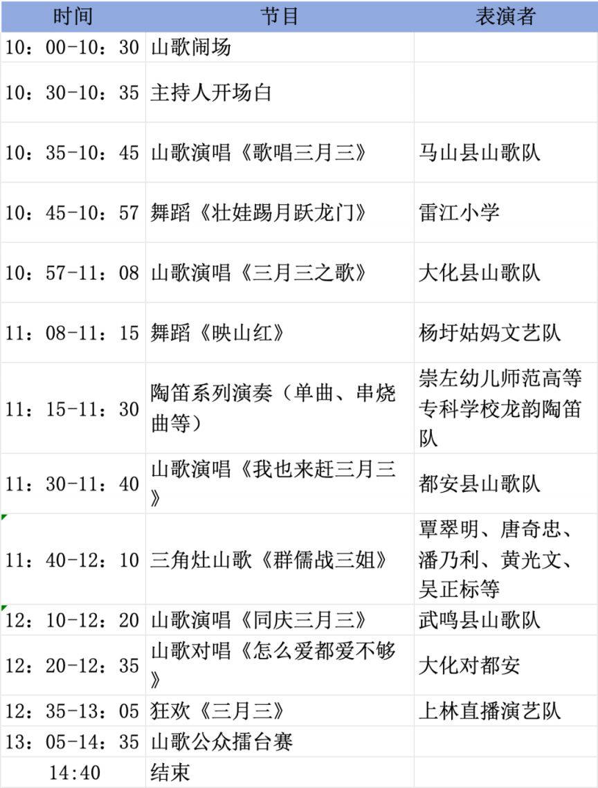 2025年南宁大明山三月三活动时间 内容