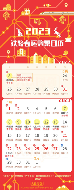 收藏!春运购票日历来了_fororder_春运