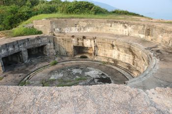 吕山侵华日军炮台工事遗址