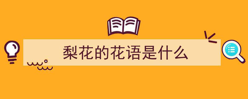 梨花飘香，春意盎然"/