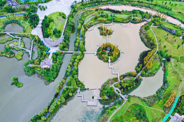 梁平双桂湖国家湿地公园