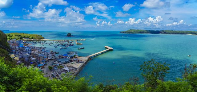北海涠洲岛南湾鳄鱼山
