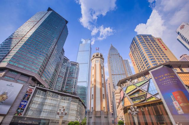 重庆市解放碑商业步行街