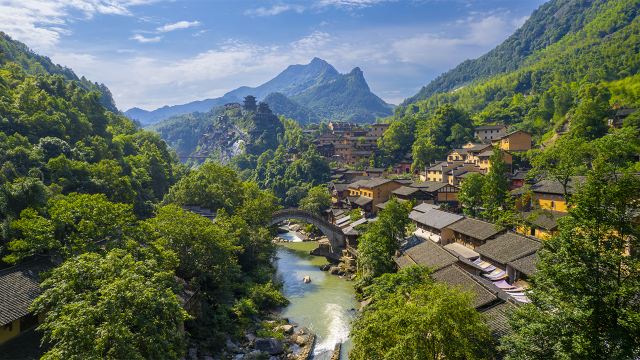 上饶望仙峡谷小镇